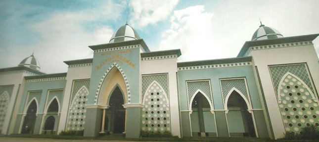 masjid agung baiturahman depan