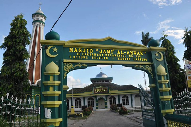 masjid jami al anwar lampung