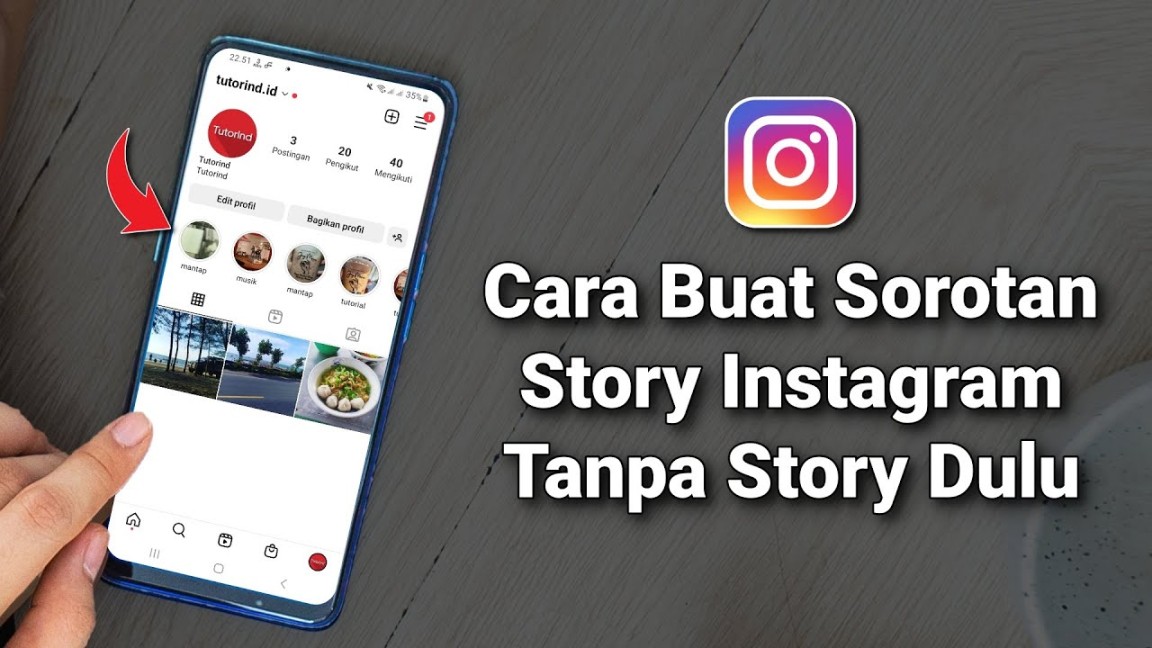 Cara Membuat Sorotan di Instagram Tanpa Membuat Story Dulu - YouTube