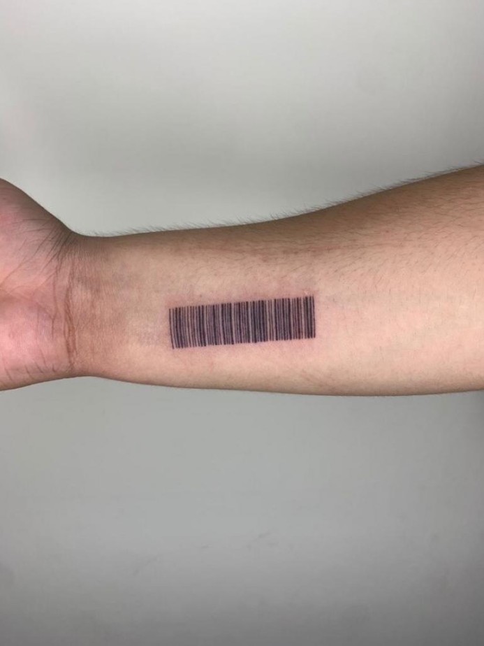 Gambar Barcode Di Lengan