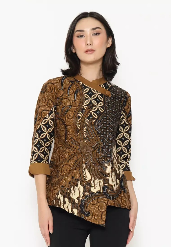 Hadinata Batik Wanita Blouse Maharani Manggala