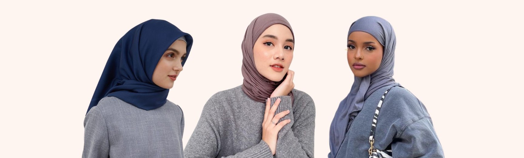 Inspirasi Warna Jilbab untuk Baju Abu-Abu, Anti Kusam!  All