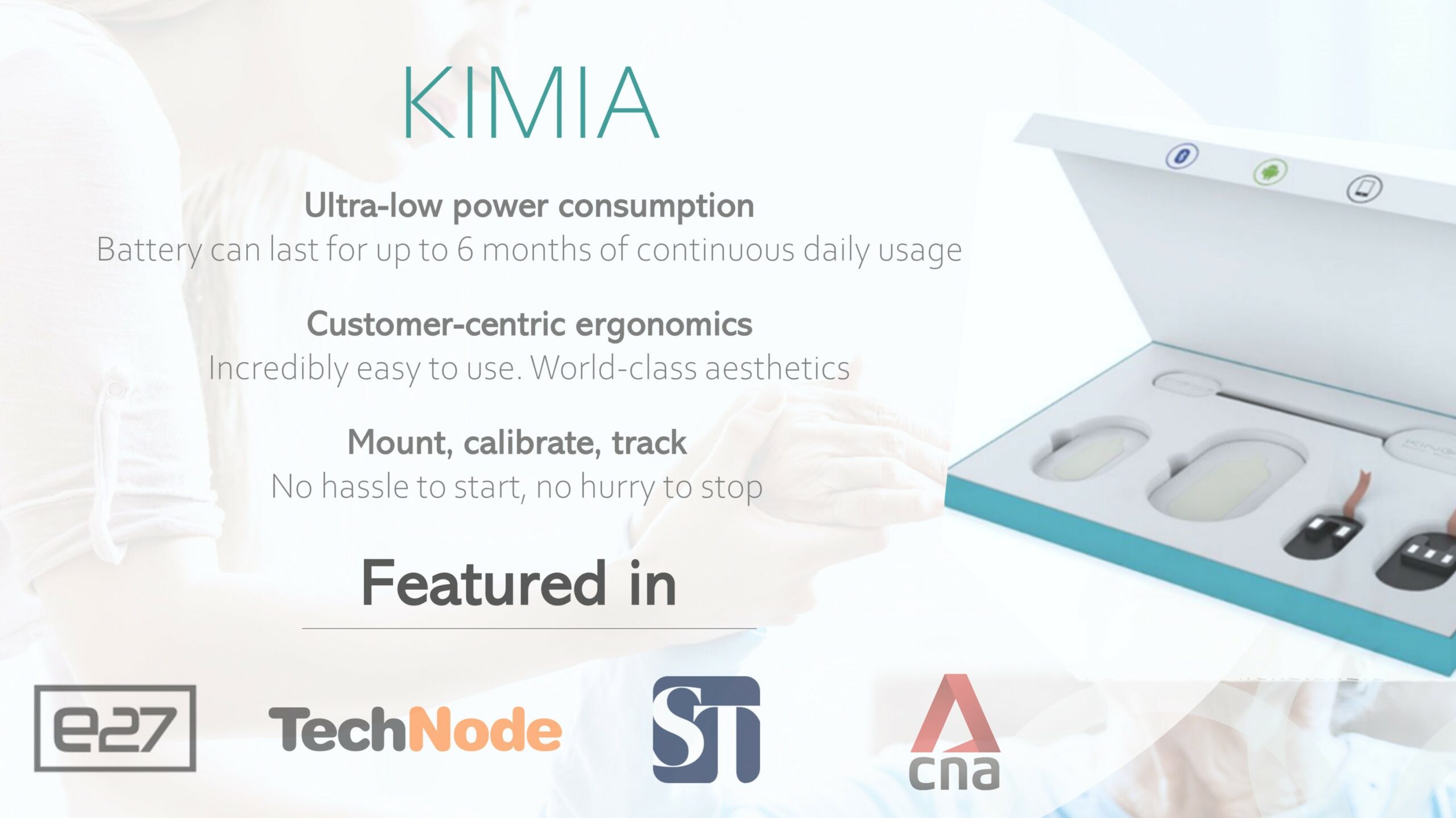 KIMIA - a smart wearable for the knee  James Dyson Award