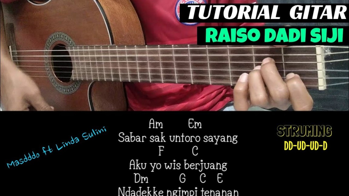 ( Kunci Gitar ) Raiso Dadi Siji - Masddo feat linda sulini // Mudah Dan  Gampang