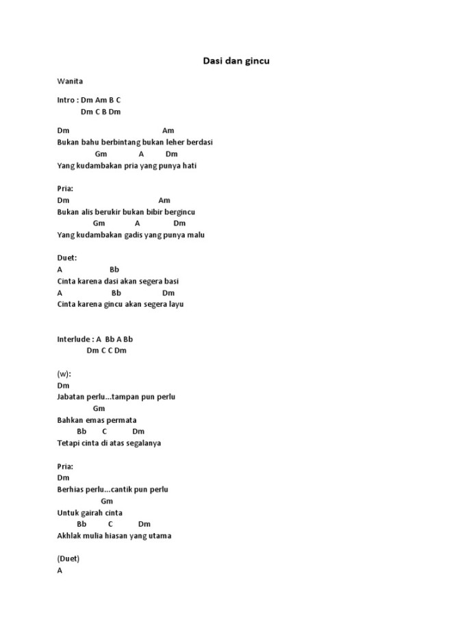 Lagu Cinta yang Abadi" Lagu ini berjudul "Lagu Cinta yang Abadi  PDF