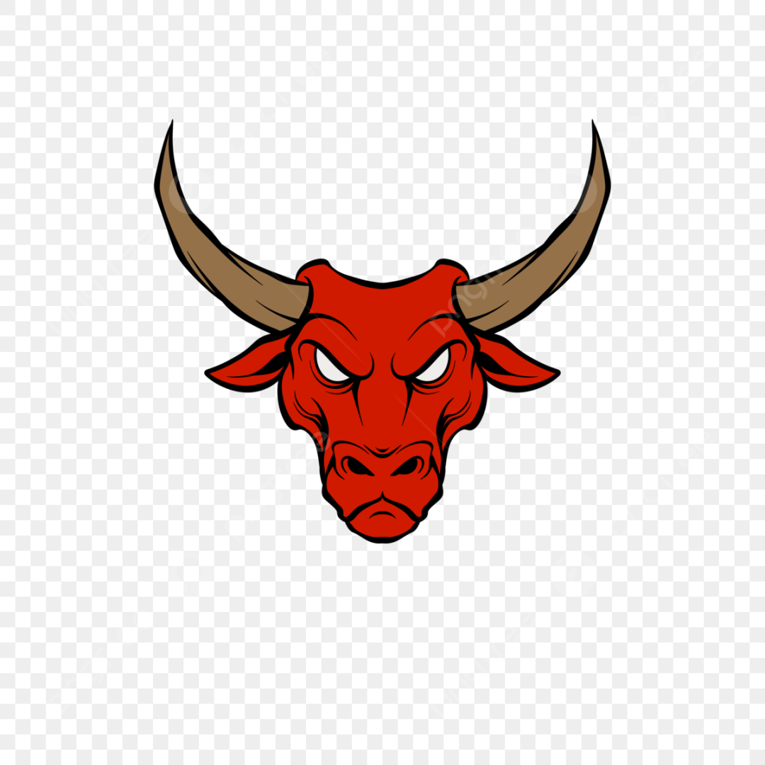 Logo Kepala Banteng Merah, Banteng, Seni Banteng, Png Banteng PNG