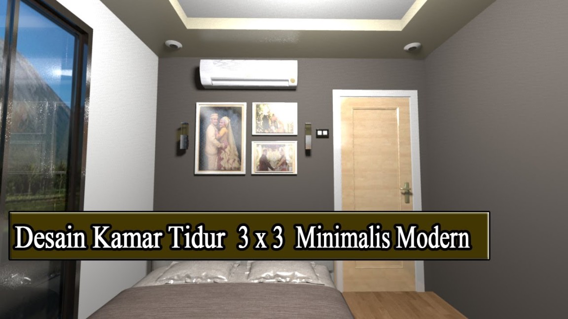 Make over kamar Tidur Suami,Istri x Minimalis Modern
