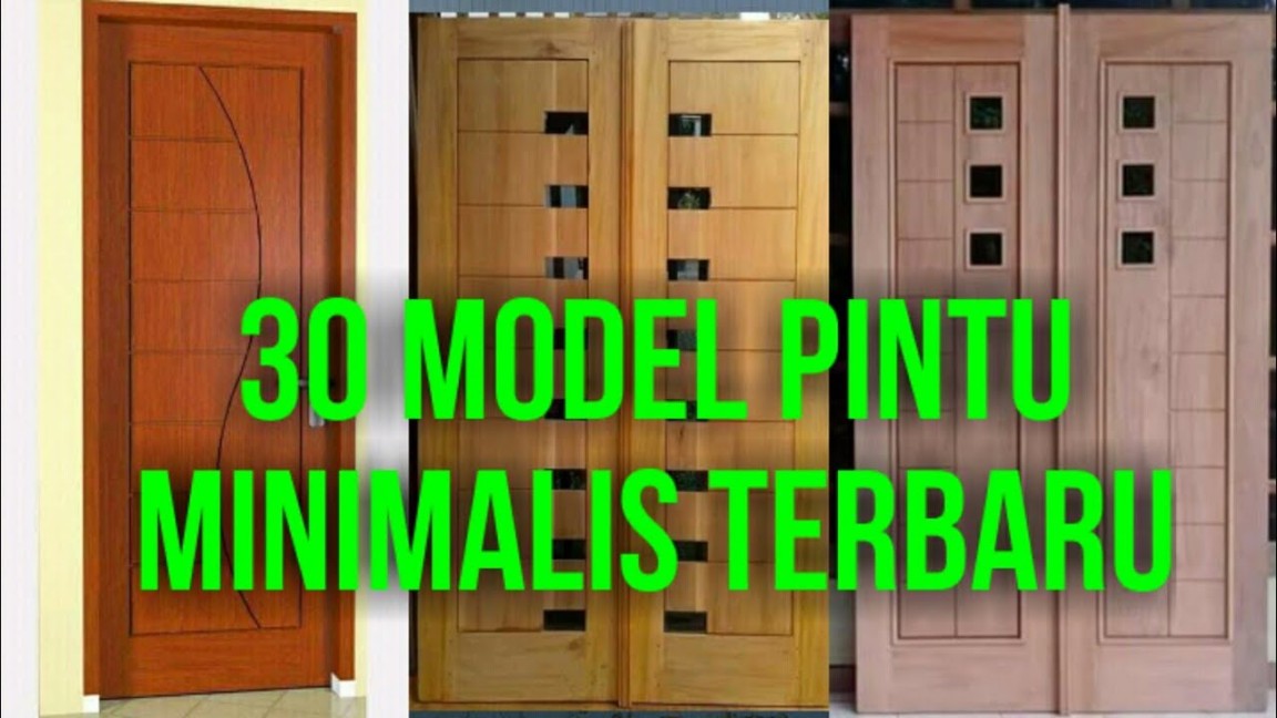 Model pintu minimalis terbaru #duniatukangkayu Dunia Tukang