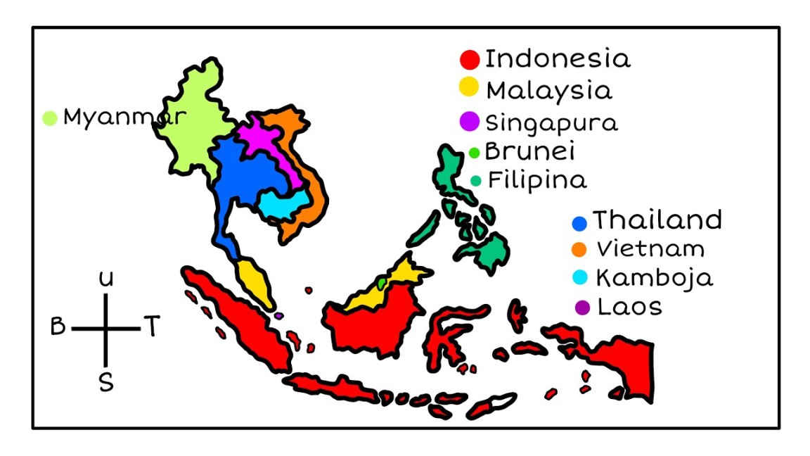 Tips Membuat Peta ASEAN Yang Mudah Digambar Untuk Pemula – Media Masyarakat