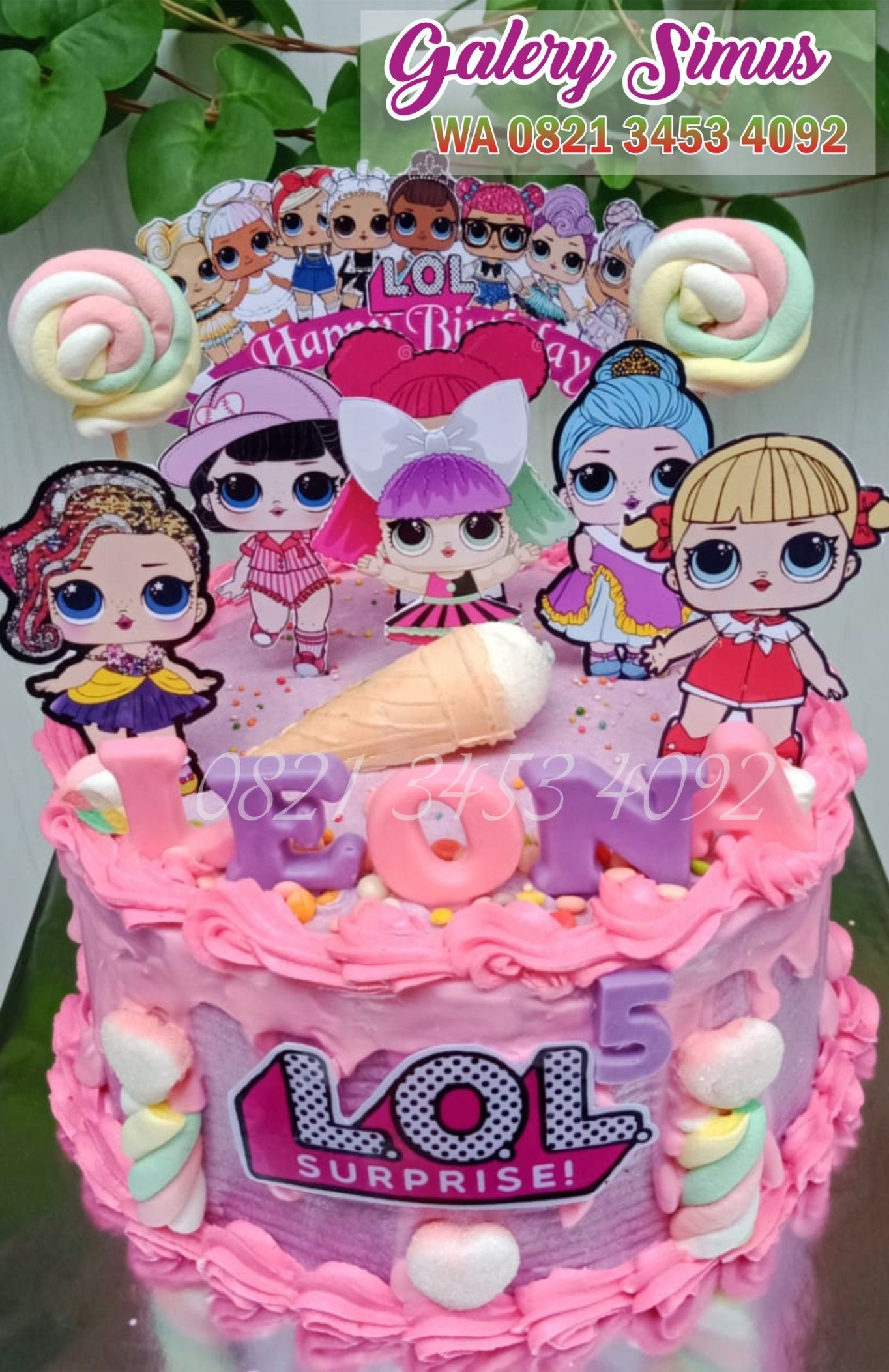TERBARU!! WA    kue ulang tahun anak perempuan lucu