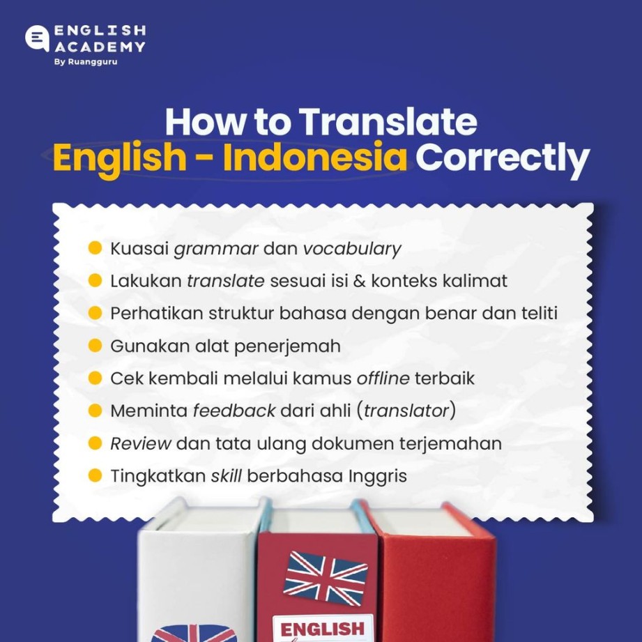 Tips Jitu Cara Translate Inggris ke Indonesia (Yang Hasilnya