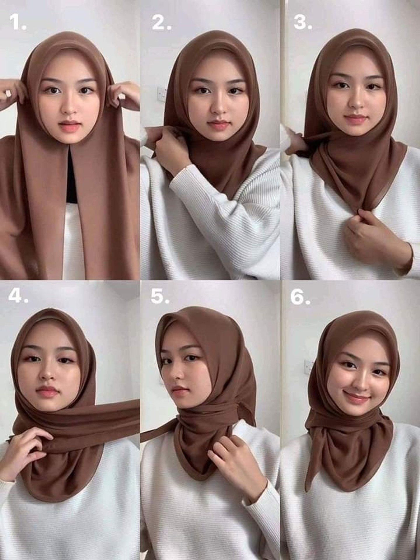 Tutorial Hijab Segi Empat Simple dan Modis untuk Remaja
