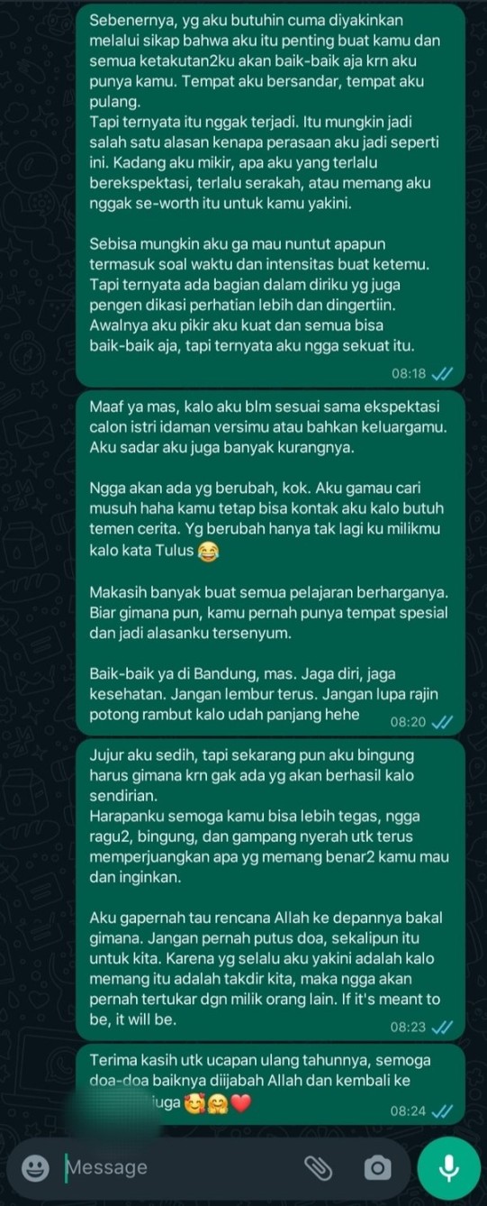 Apakah kalian pernah putus dengan mantan dan akhirnya balikan