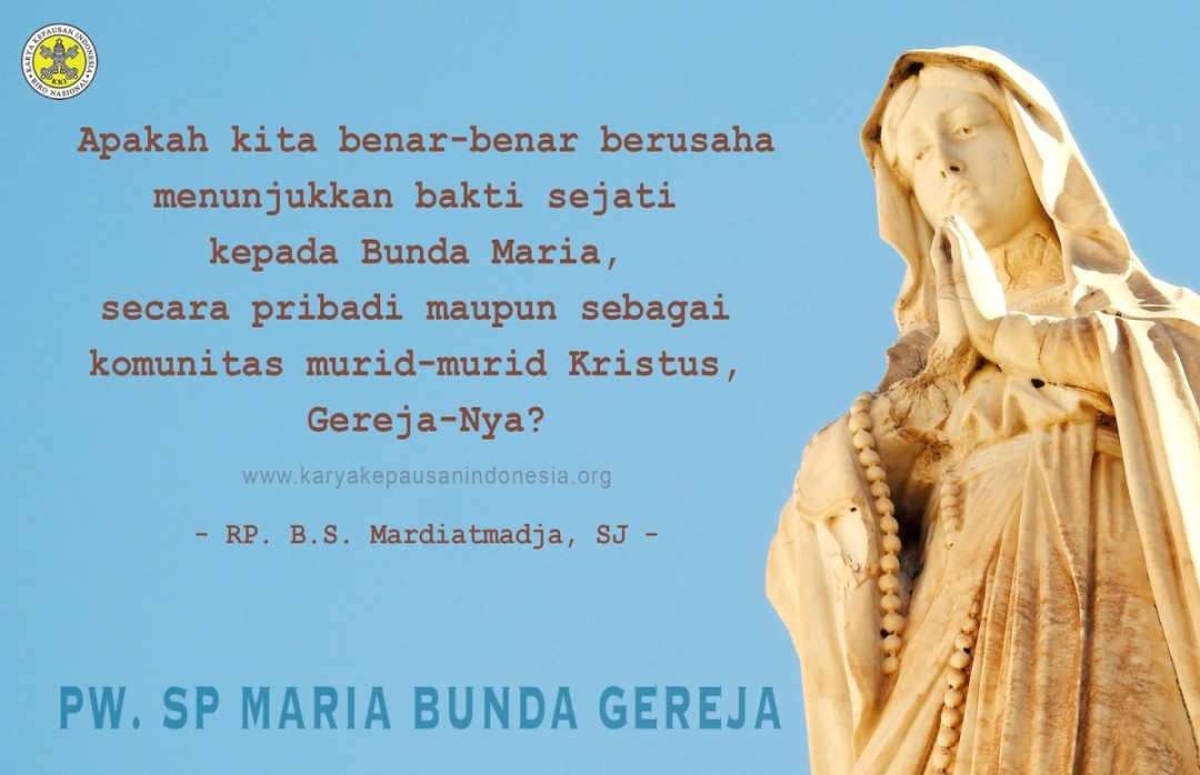 Apakah Kita Sungguh Menjadi Anak-Anak Bunda Maria? – Situs Resmi