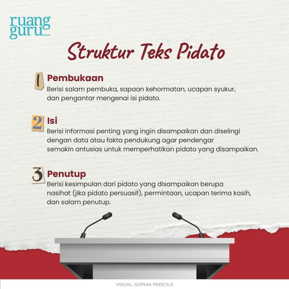 Contoh Teks Pidato beserta Struktur, Tujuan & Jenis  Bahasa