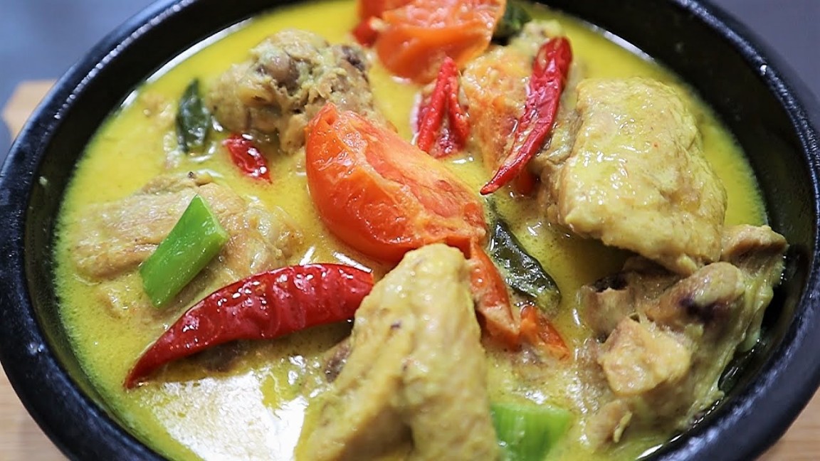 Garang asem ayam tanpa belimbing wuluh dan daun pisang, ala ICH