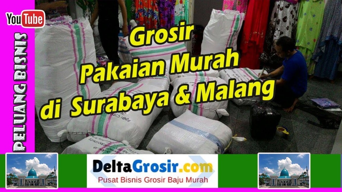 Grosir Pakaian Langsung Dari Pabrik Surabaya & Malang - YouTube