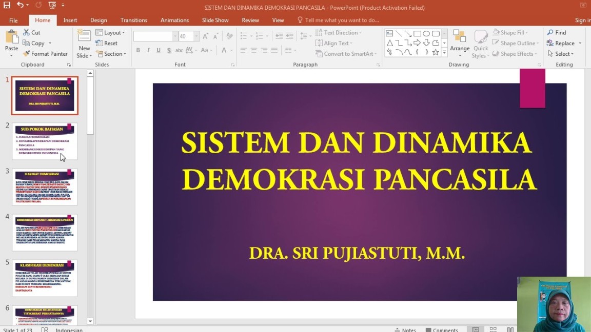 KELAS XI BAB II SISTEM DAN DINAMIKA DEMOKRASI PANCASILA