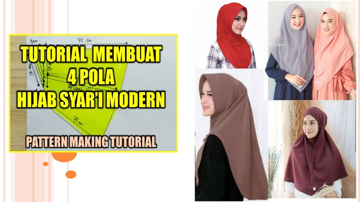 SEWING PATTERN HIJAB SYAR