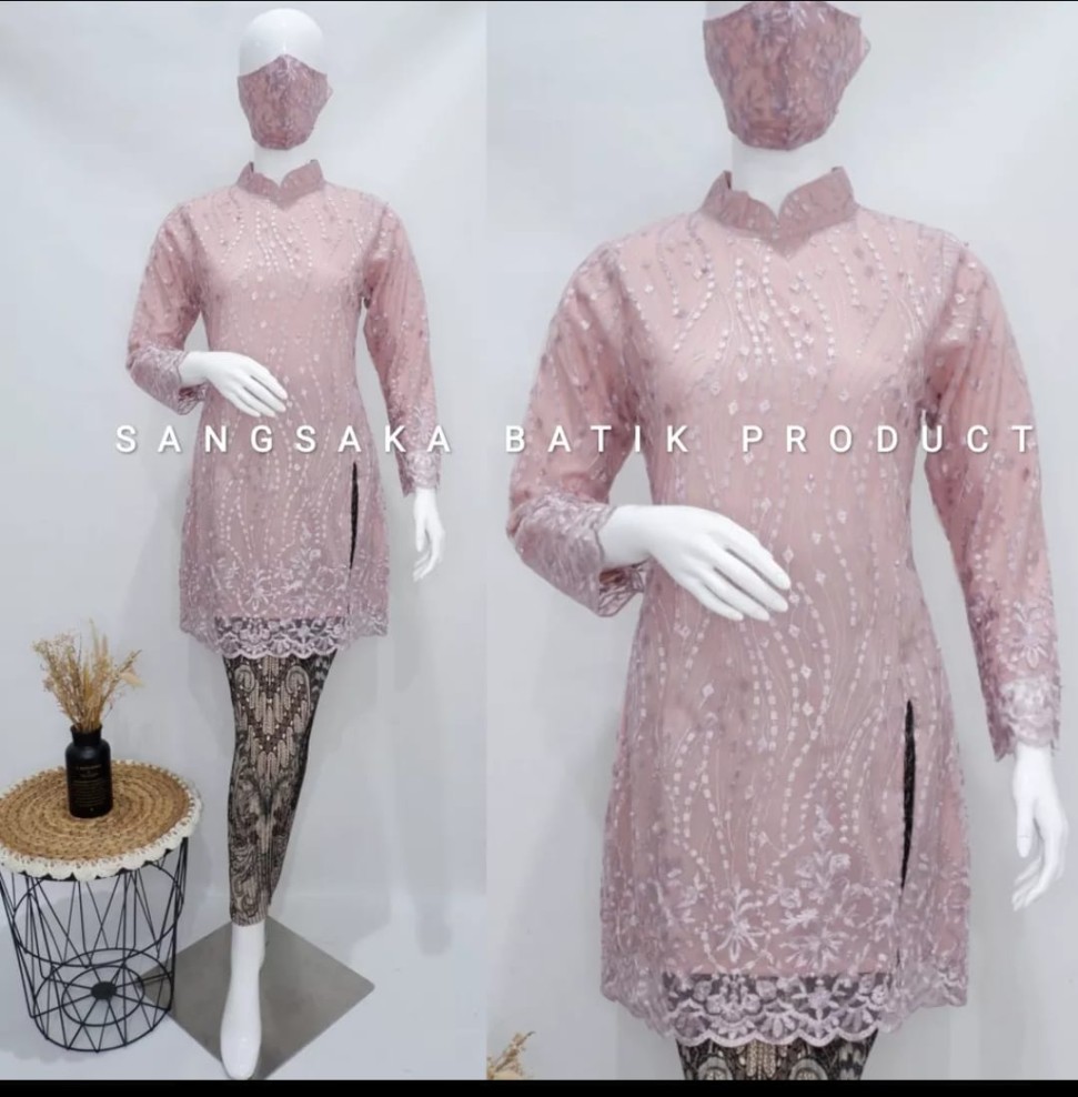 TC/ COD [REAL PICT %] Kebaya Tunik Belah Samping / Tunik